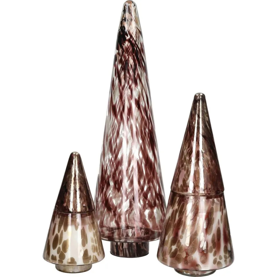 Pomax Senteurs-SPICCOLI - bougie parfumée - verre / cire - DIA 16,5 x H 38 cm - noir