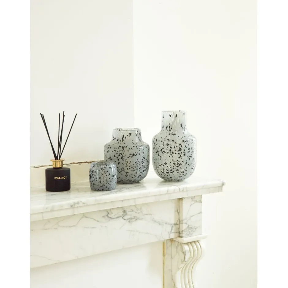 Pomax Vases-SPICKLE - vase - verre - DIA 16,5 x H 25 cm - mix de couleurs
