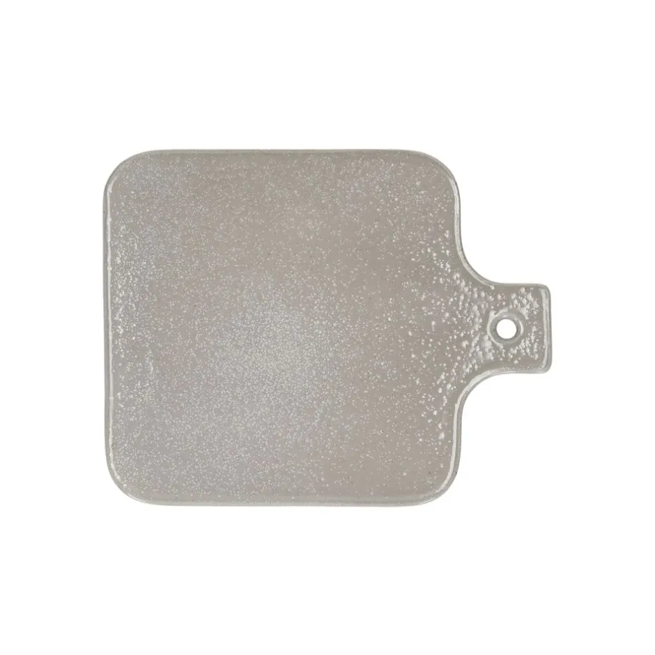 Pomax Vaisselle-SPIRO - assiete de présentation - grès - L 20 x W 16 x H 0,7 cm - coquillage