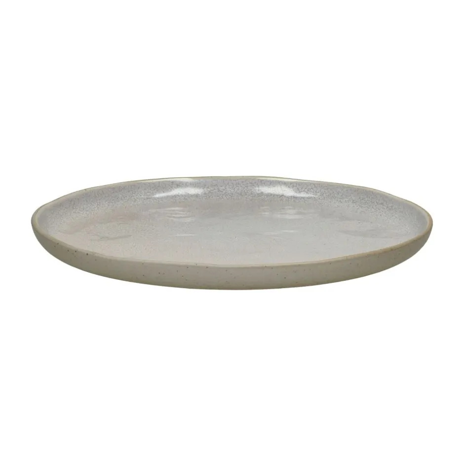 Pomax Vaisselle-SPIRO - assiette à dessert - grès - DIA 21 cm x H 1,5 cm - coquillage