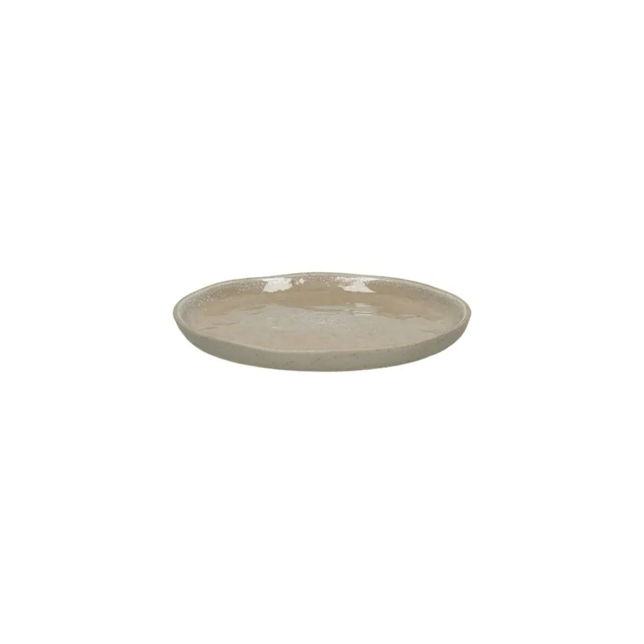 Pomax Vaisselle-SPIRO - assiette apéritif - grès - DIA 12 cm x H 1 cm - coquillage