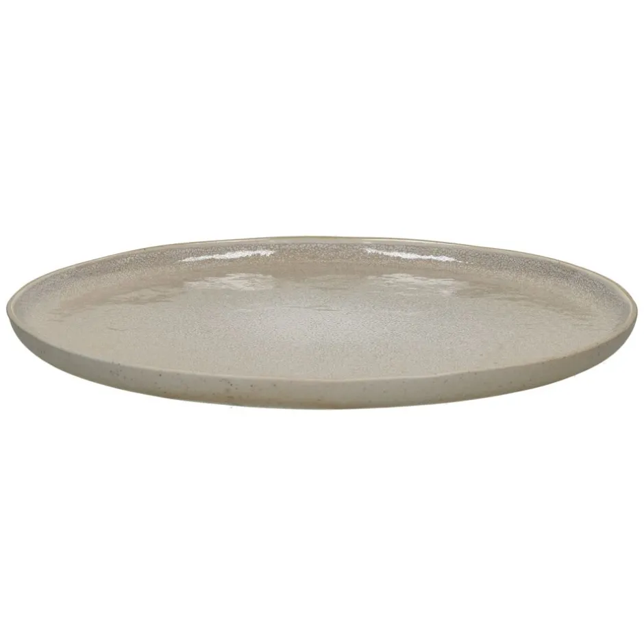 Pomax Vaisselle-SPIRO - assiette plate - grès - DIA 27 cm x H 1,5 cm - coquillage