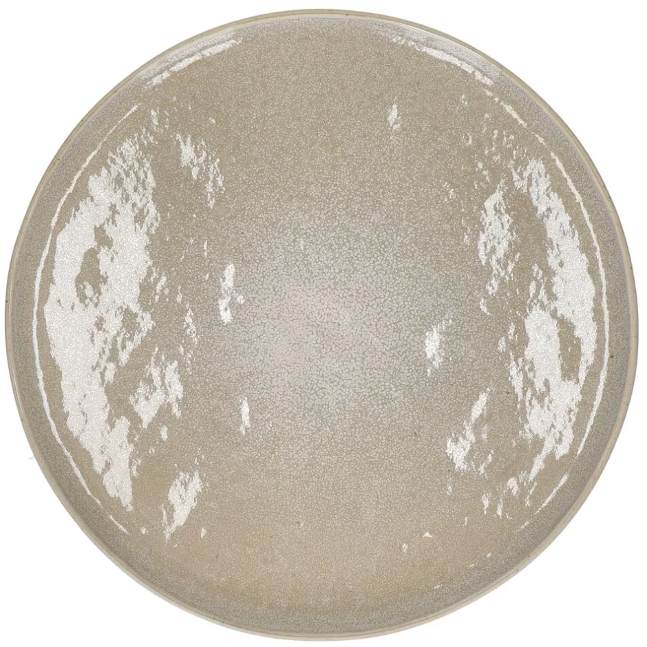 Pomax Vaisselle-SPIRO - assiette plate - grès - DIA 27 cm x H 1,5 cm - coquillage