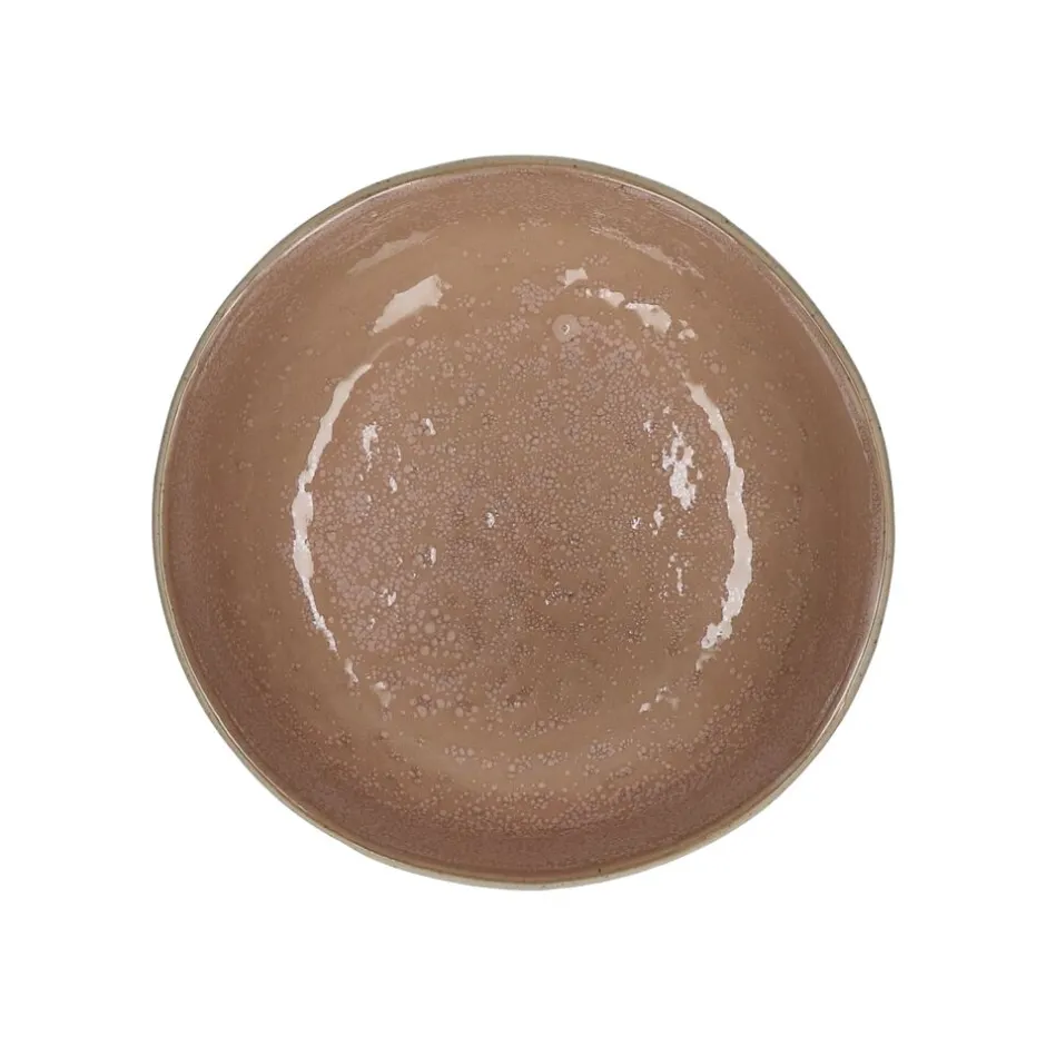 Pomax Vaisselle-SPIRO - bol à soupe - grès - DIA 16 x H 6 cm - poudre rose