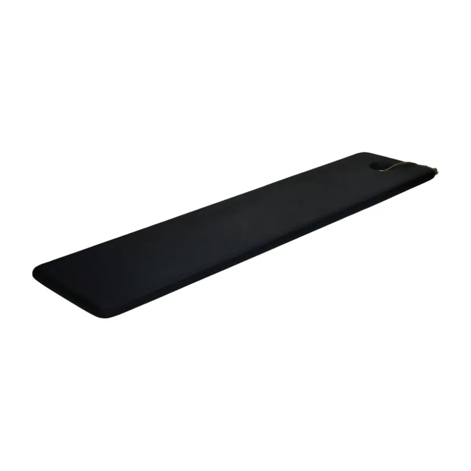 Pomax Saladiers / Plats À Servir-STANFORD - planche de service - bois de mangier / jute - L 70 x W 18 x H 1 cm - noir