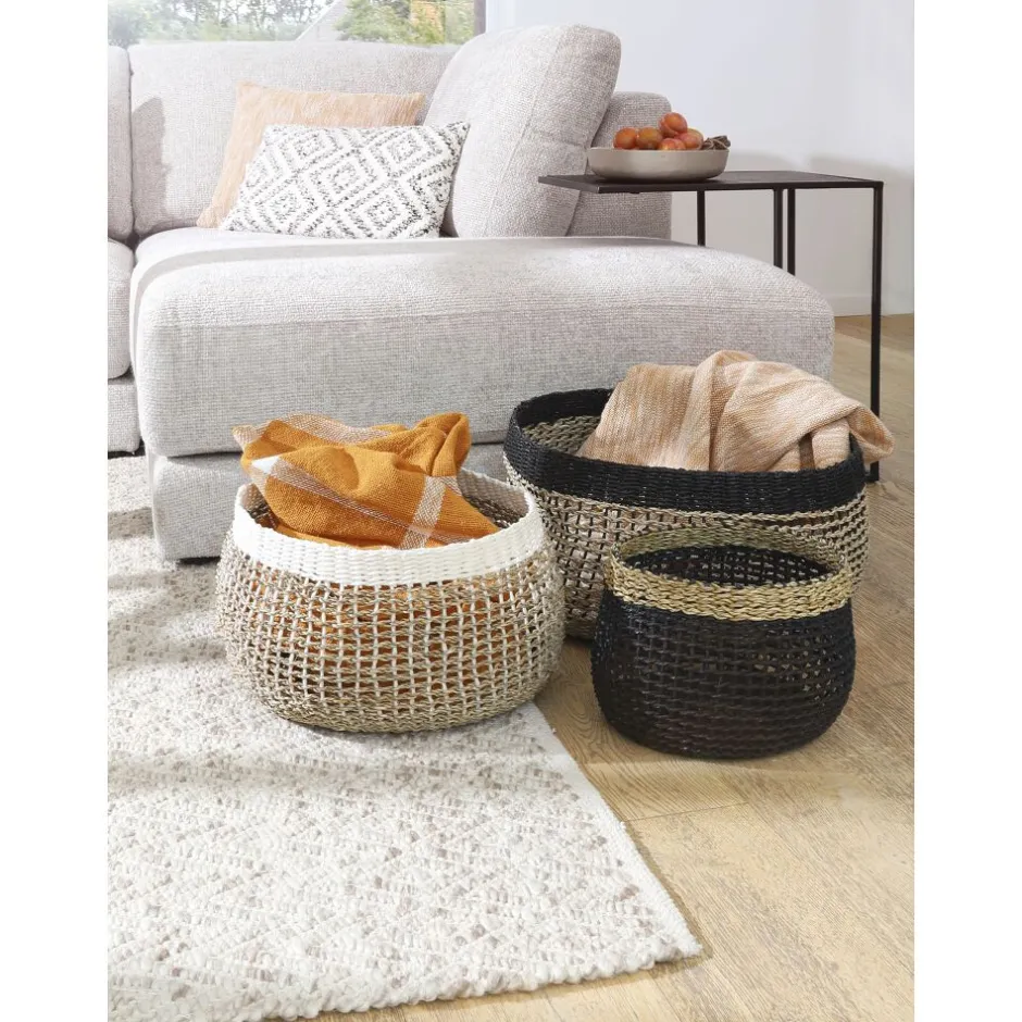 Pomax Tables Basses | Tables-STRAVO - table d'appoint - métal / aluminium - L 50 x W 35 x H 55 cm - noir