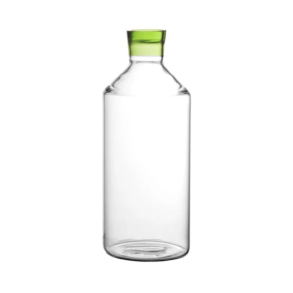 Pomax Carafes-TARIFA - carafe - verre borosilicaté - DIA 10 x H 26 cm - vert