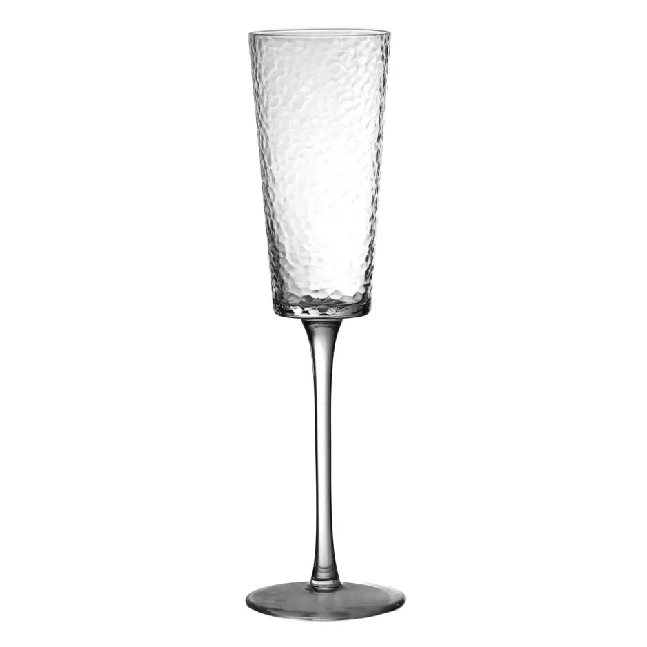 Pomax Verres-TORONTO - flûte à champagne - verre - DIA 6 x H 24 cm - transparent