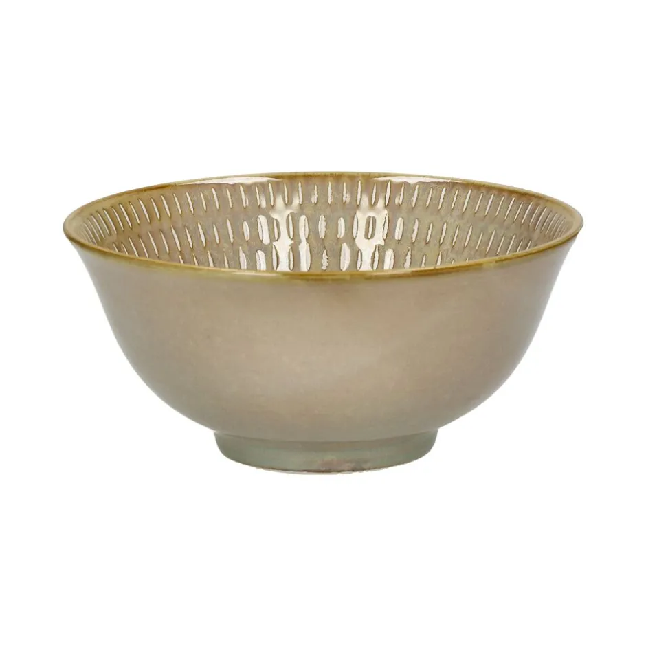 Pomax Vaisselle-UNIK - bol à soupe - porcelaine - DIA 15,5 x H 7 cm - beige