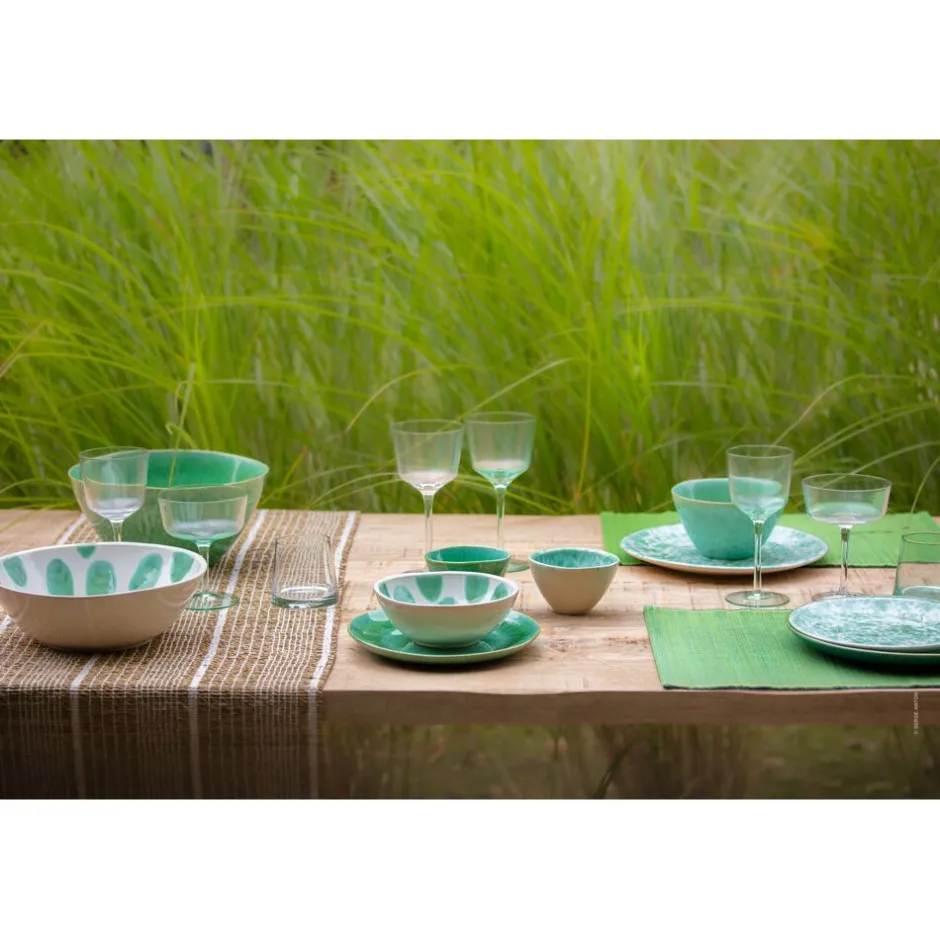 Pomax Linge De Table-VERDE - set de table - bambou - L 48 x W 33 cm - vert
