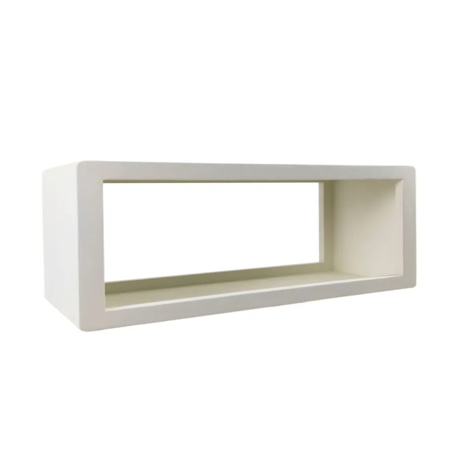 Pomax Étagères-VERONA - étagère - enduit à la chaux - L 135 x W 40 x H 45 cm - blanc cassé