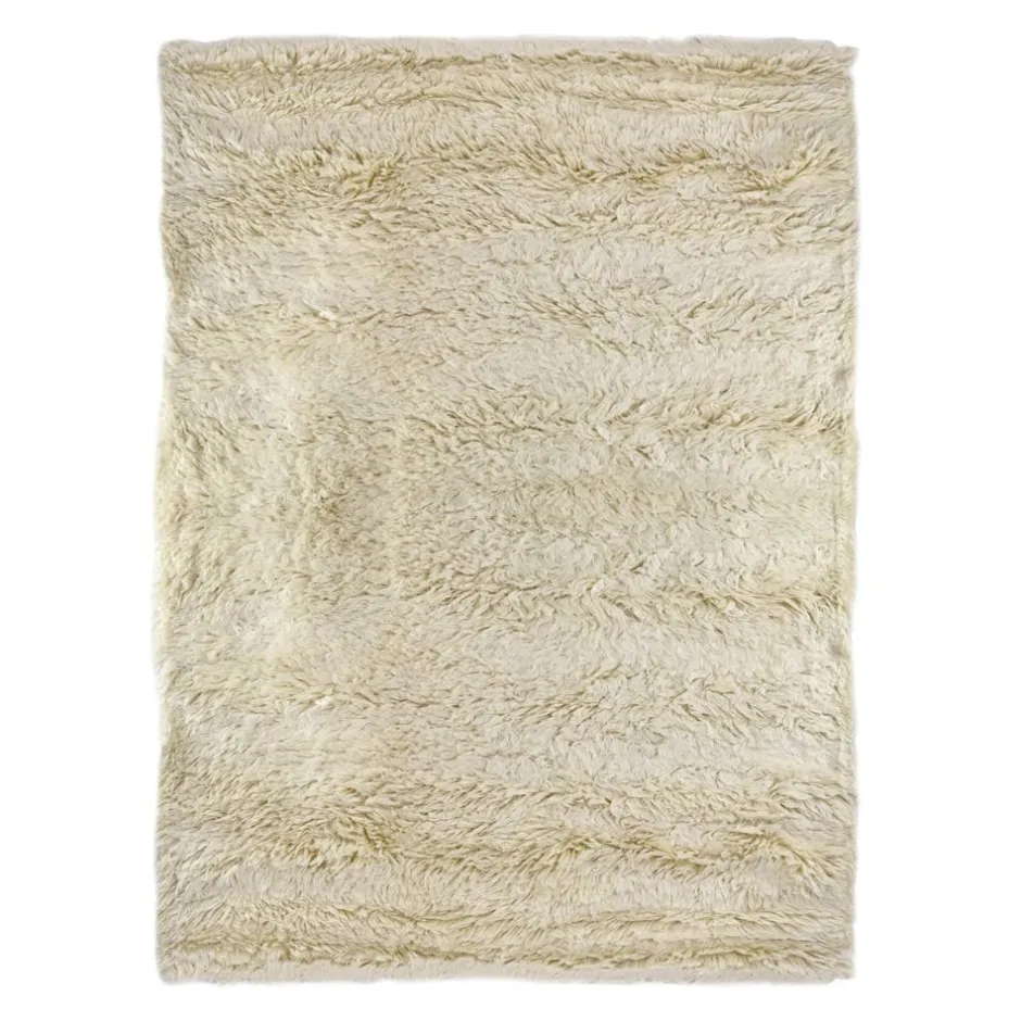 Pomax Tapis-VIAREGGIO - tapis - laine lincoln / coton - L 300 x W 200 cm - blanc