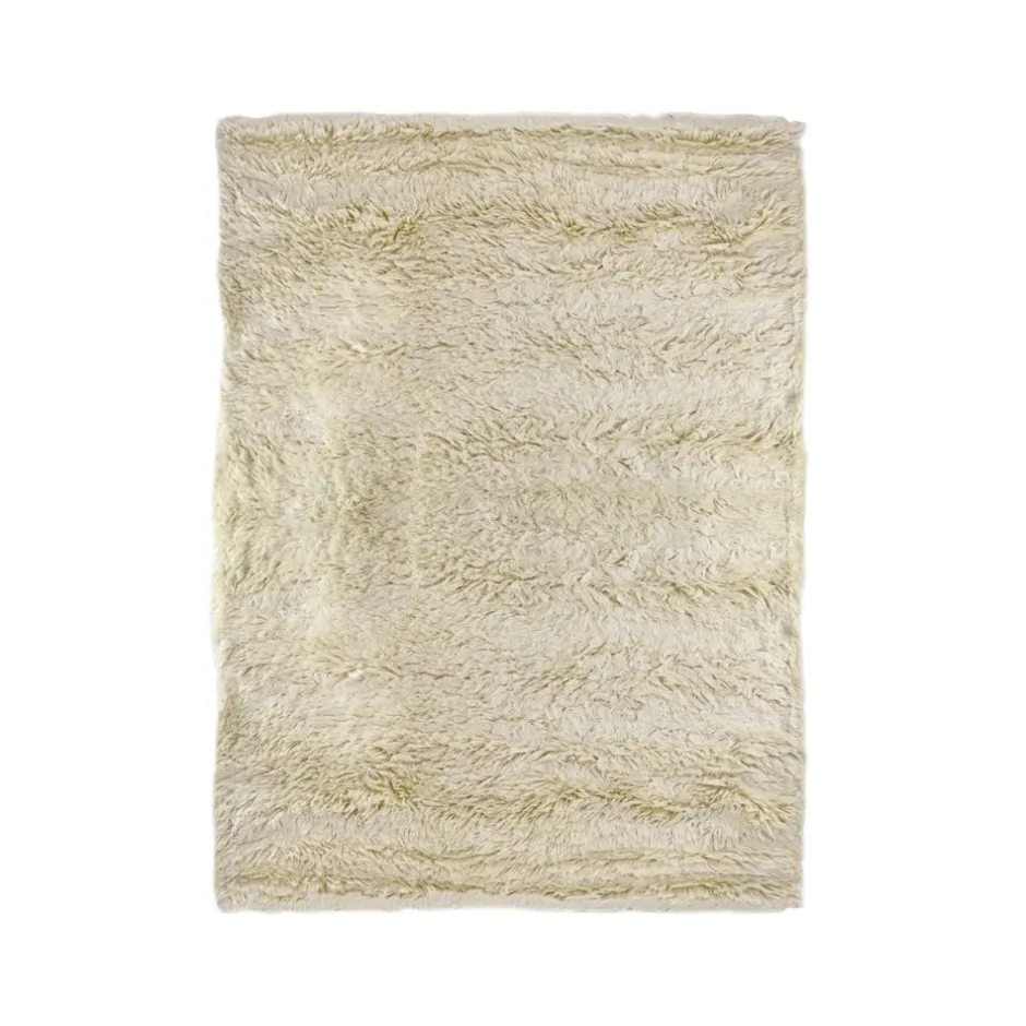 Pomax Tapis-VIAREGGIO - tapis - laine lincoln / coton - L 240 x W 180 cm - blanc