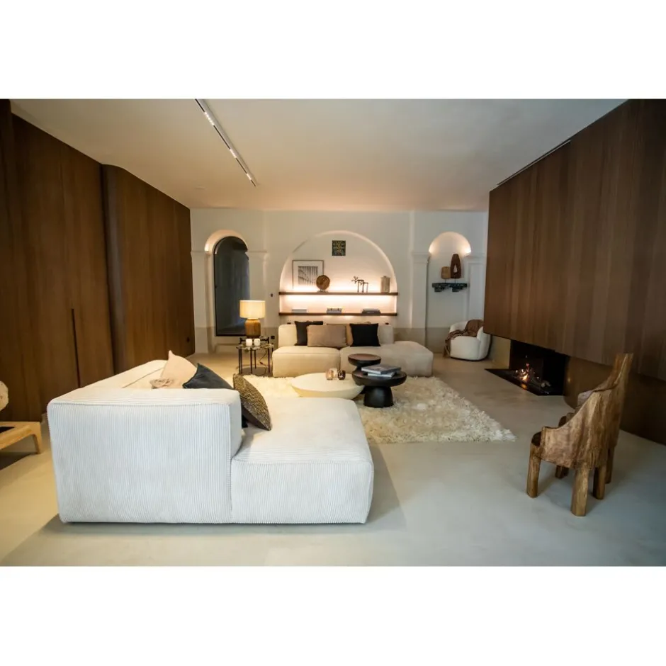 Pomax Tapis-VIAREGGIO - tapis - laine lincoln / coton - L 300 x W 200 cm - blanc