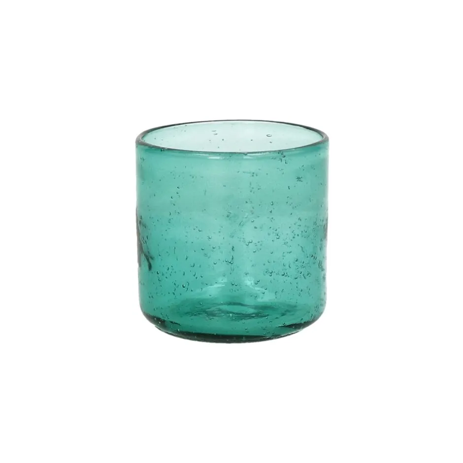 Pomax Verres-VICO - verre à eau - verre - DIA 8 x H 8,2 cm - aqua foncé