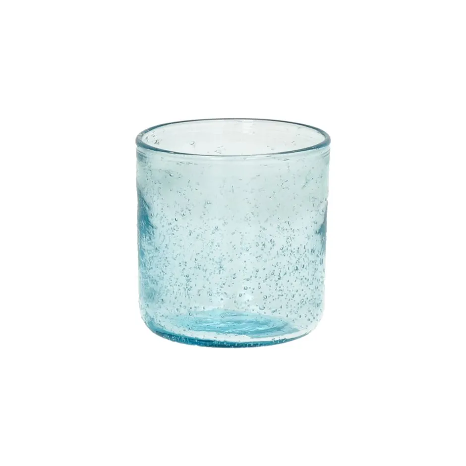 Pomax Verres-VICO - verre à eau - verre - DIA 8 x H 8,2 cm - bleu claire