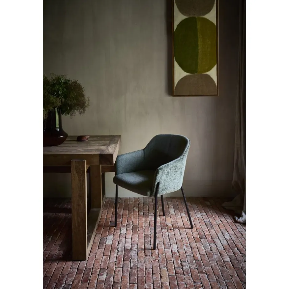 Pomax Tableau / Déco Murale-WOOLY - toile avec cadre - bois de mangier / laine - L 107 x W 46 x H 6,5 cm - mix de couleurs