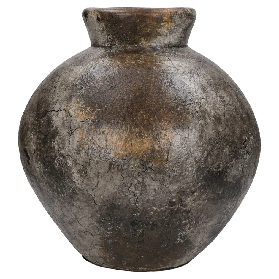 Pomax Vases-YARIM - vase - terracotta - DIA 31 x H 32 cm - multicolore