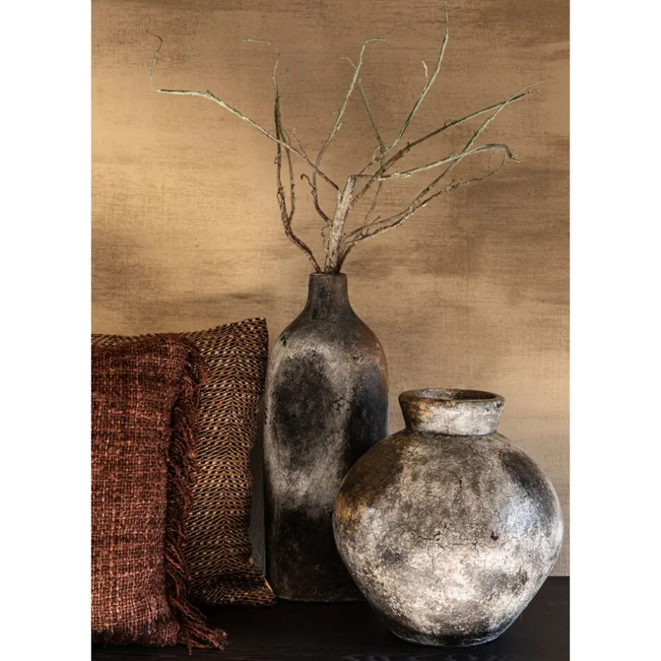 Pomax Vases-YARIM - vase - terracotta - L 17,5 x W 12,5 x H 48 cm - multicolore